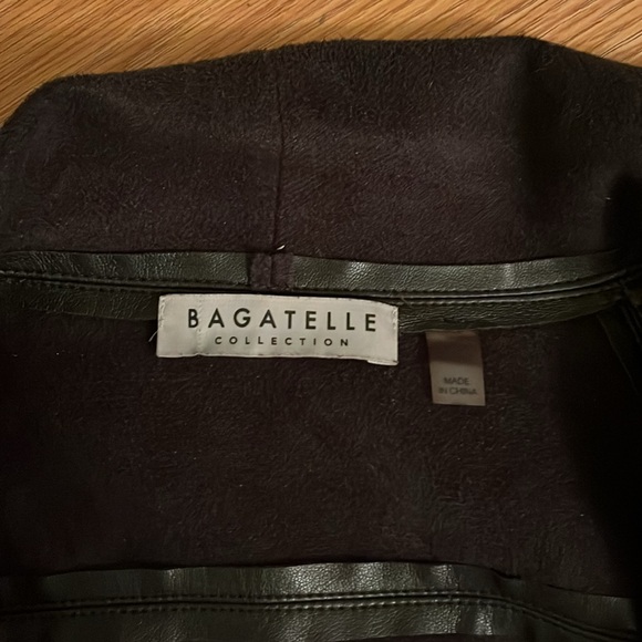 Bagatelle black pleather jacket - Picture 2 of 6